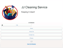 Tablet Screenshot of jjcleaningservice.org